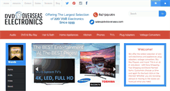 Desktop Screenshot of dvdoverseas.com